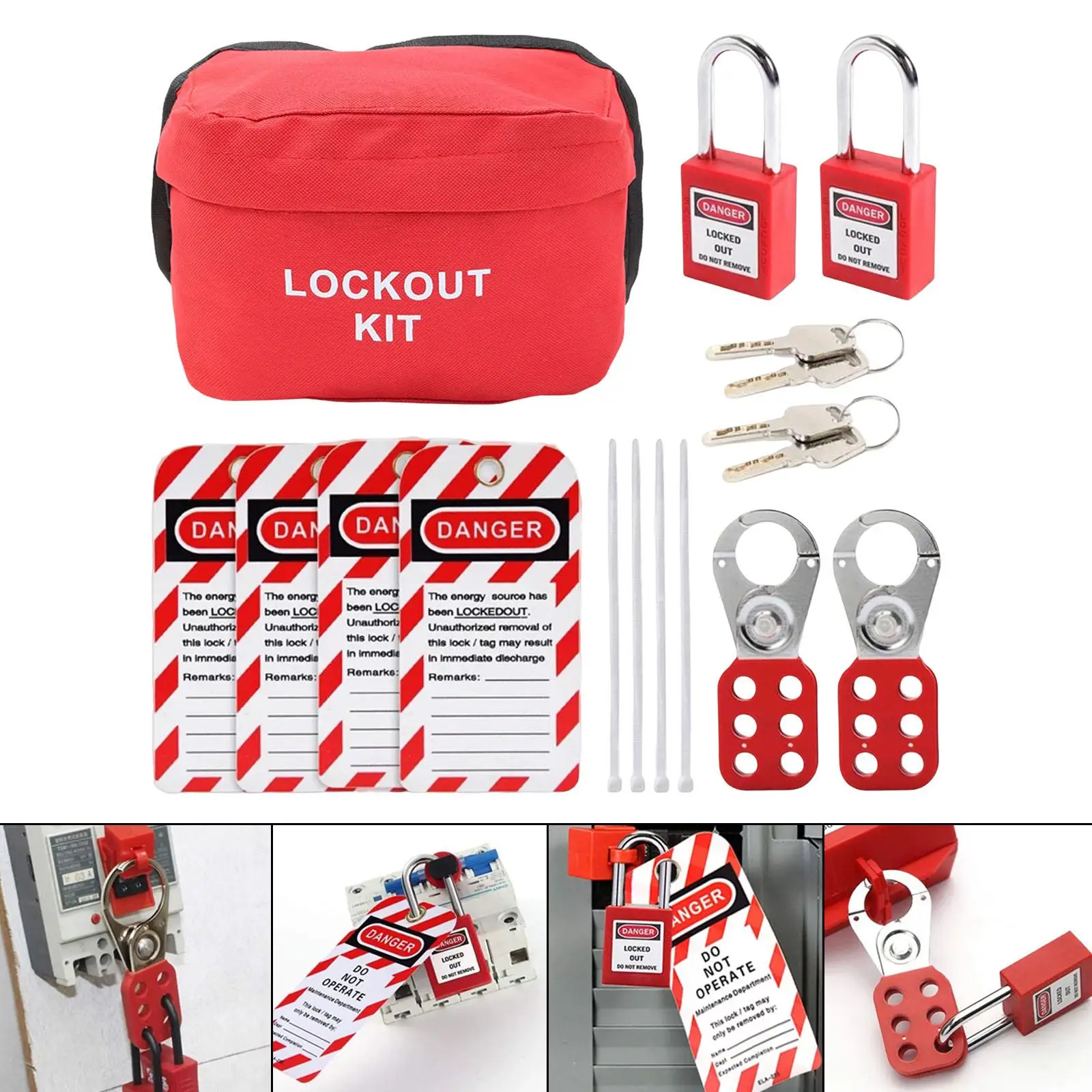 

Safety Lockout Padlocks Hasps Lockout Circuit Breaker Lockout Lockout