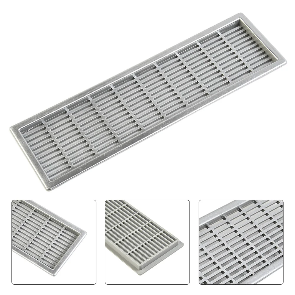 ตู้ตู้เสื้อผ้า Air Vent Grille ระบายอากาศพลาสติกรูปสี่เหลี่ยมผืนผ้าท่อไอเสียตาข่ายเฟอร์นิเจอร์ฮาร์ดแวร์อุปกรณ์ตกแต่งบ้าน 1