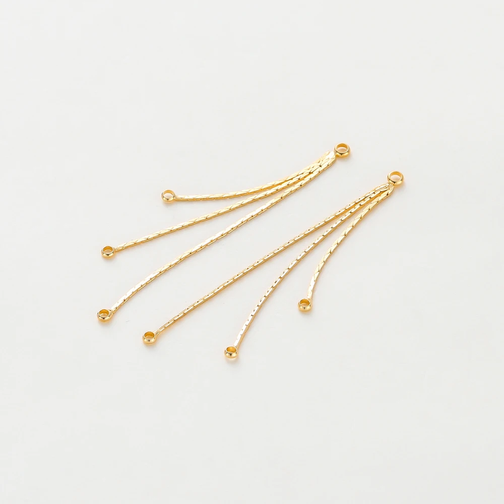 4 قطعة/الوحدة 58 مللي متر 14K/18K الذهب اللون مطلي...