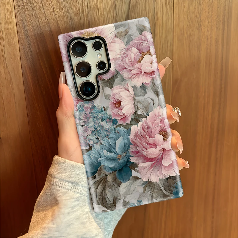 Luxury Shockproof Flower Pattern Silicone Case