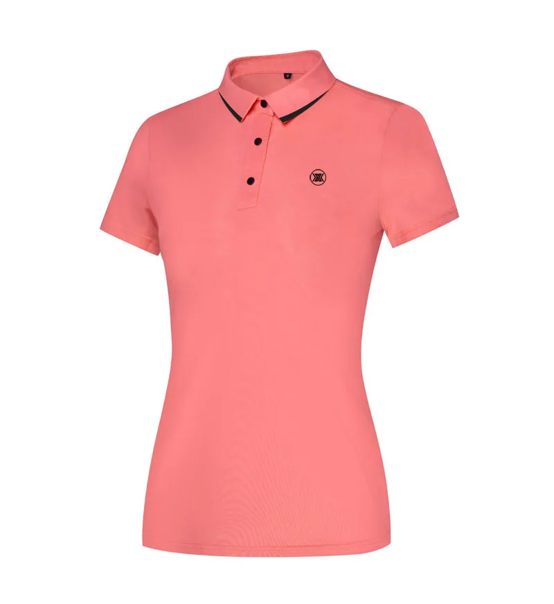 Women's golf shirt short Sleeve Slim Fit Versatile Quick Drying Breathable Casual Sports Stretch T-shirt Tennis running