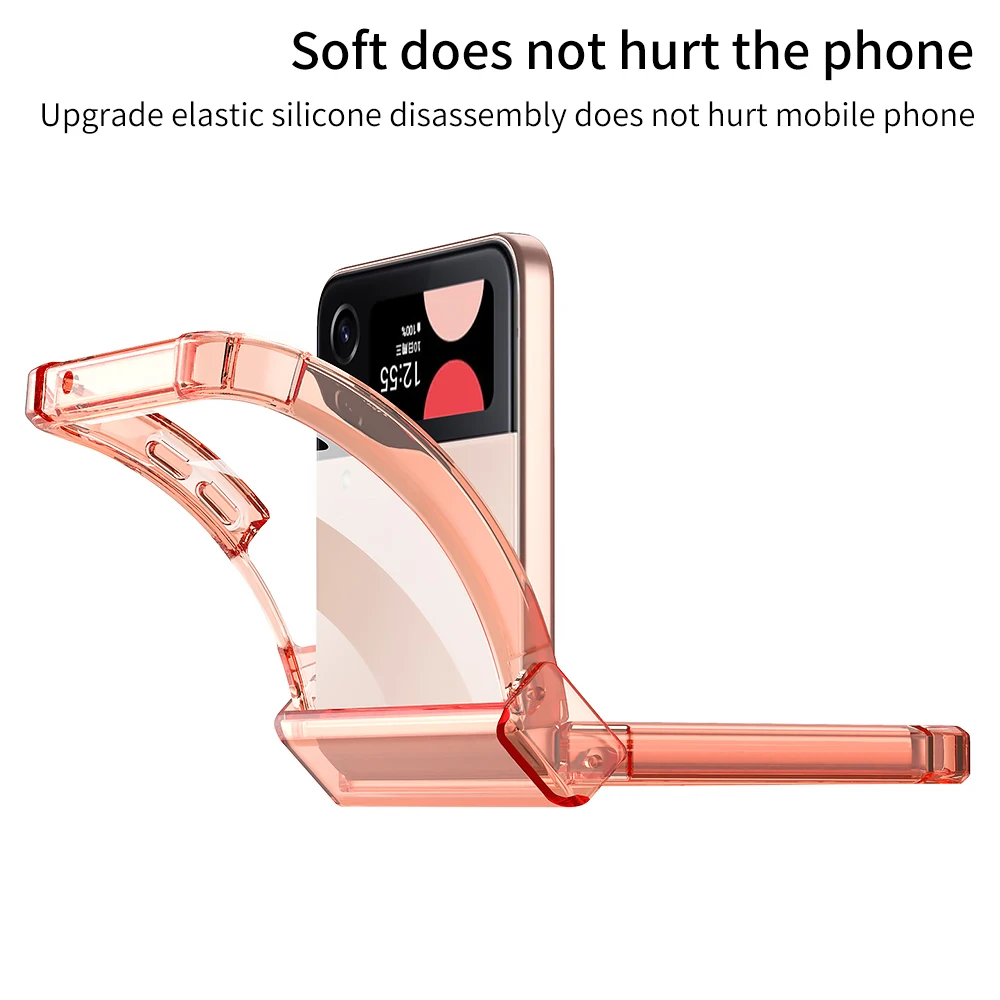 Magsafe Magnetic Wireless Charging Case Folding Hinge Shockproof Hard Cover For Samsung Galaxy Z Flip 5 4 3 phone case