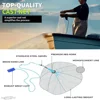 American Saltwater Fishing Cast Net for Bait Trap Fish 3/4/5/6/7/8/9/10ft Radius Casting Nets with Heavy Duty Zinc Sinker Weight 4
