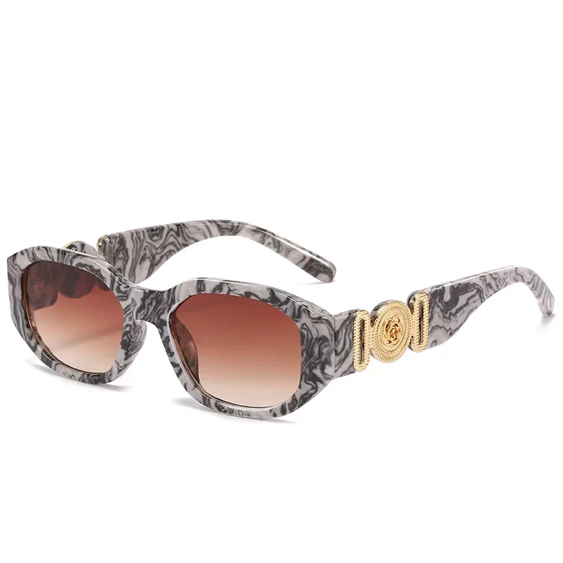 Luxury Brand Designer Vintage Oval Deep Pink Sunglasses Women Classic Big Frame Fuchsia Sun Glasses for Female rose red eyewear 5