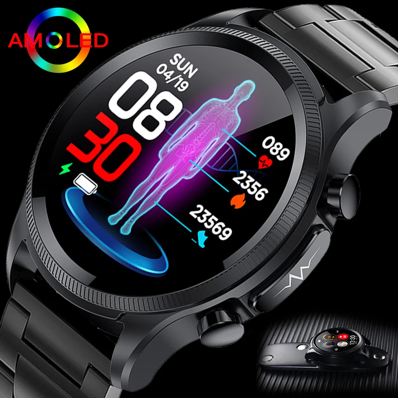 

2023New ECG+PPG Smart Watch Men Laser Treatment Of Hypertension Hyperglycemia Hyperlipidemia Heart Rate Healthy Sport Smartwatch