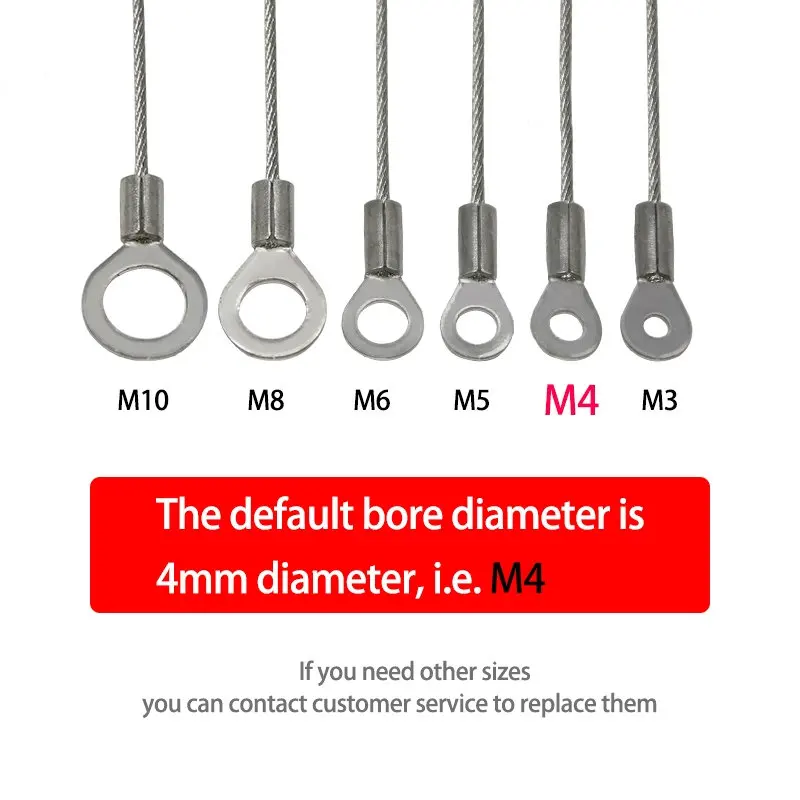 Occhielli Acciaio Inox 3mm | 10 Pezzi | Per Corde | Rinforzo Sicuro - Foto 5