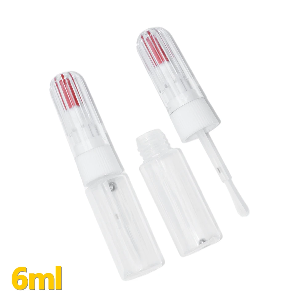 6ml 100pcs/lot (without printing) Kimcci Dotted Pen+Drawing Pen Nail Art Tools 2 IN 1 Needle Brush Dual-use  Empty Bottle 6