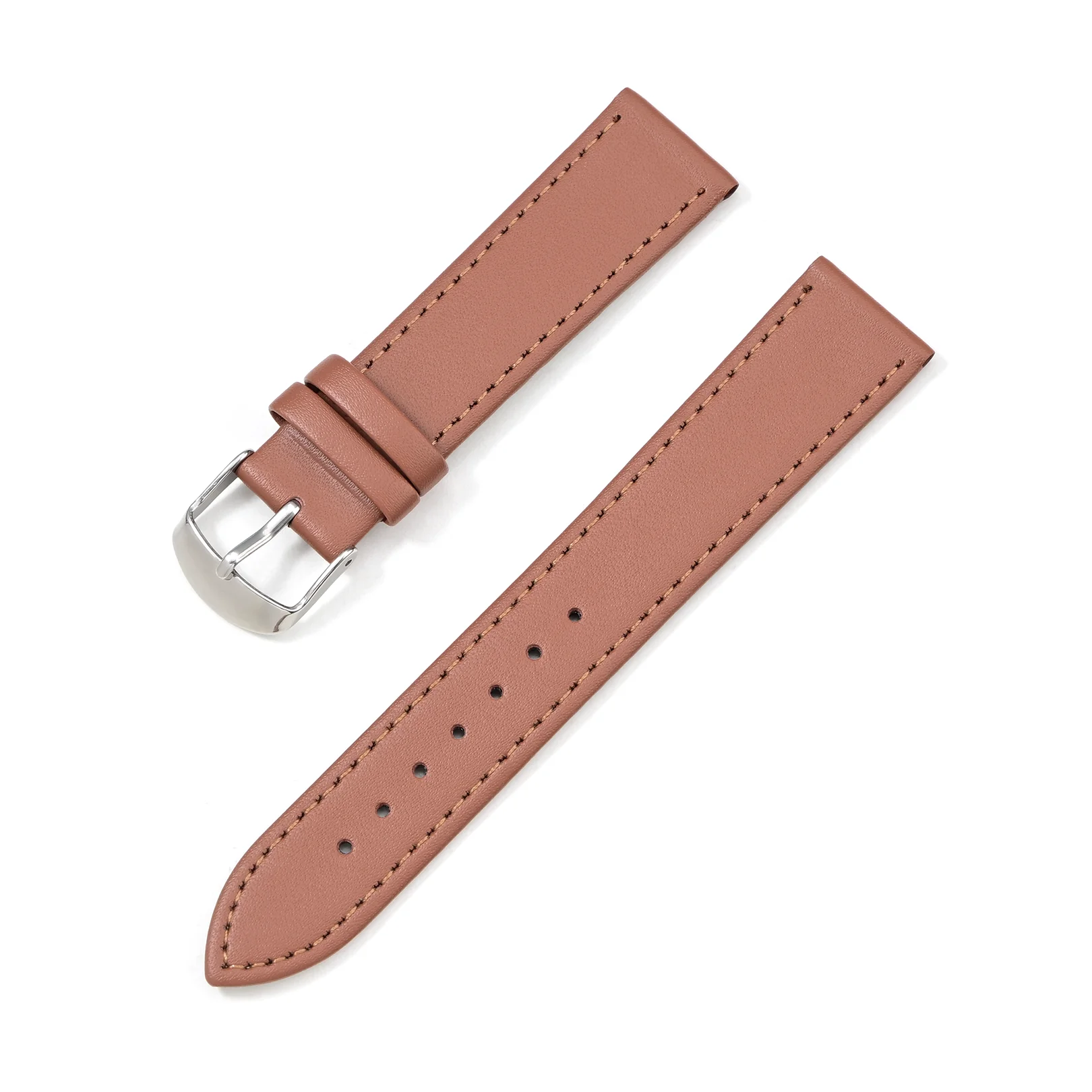 Vibrant Universal Leather Watch Strap - Cowhide Replacement Band