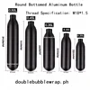 0.25L-0.5L Round Bottomed Aluminum Bottle M18*1.5 Thread Tank Bottle 4500 PSI Tank For Cylinder Diving 6