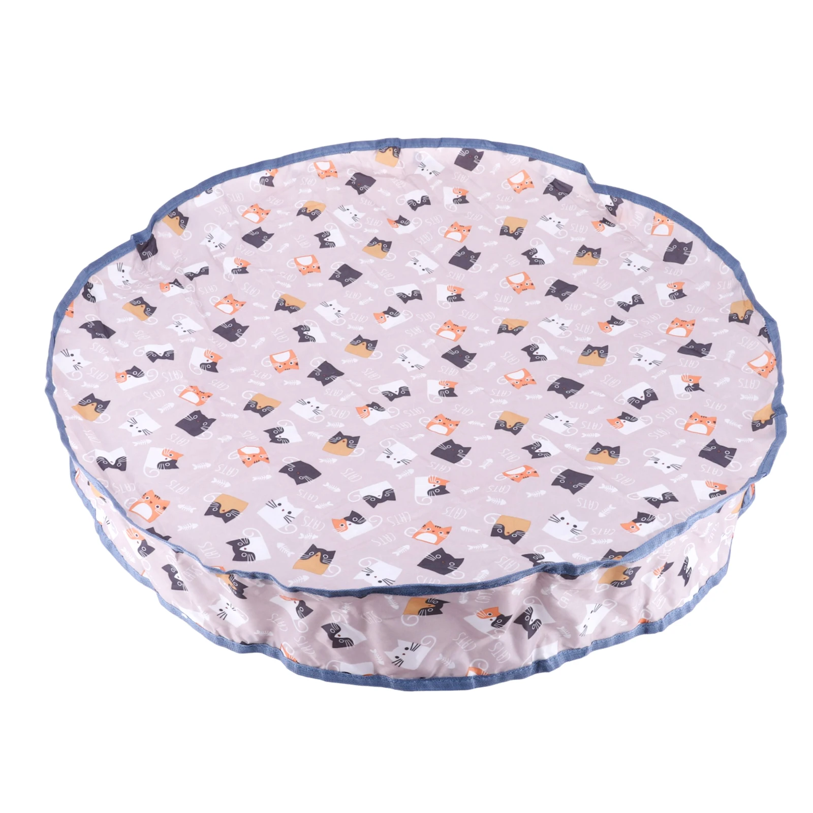 Interactive Cat Toy Ball Fast Rolling in Pouch Mouse Catching Game Reusable Cat Mat Toy for Pet Hide and Seek Game Accessories