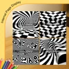 STEREOSCOPIC Patterns Coloring Book for Adults Cute Drawing Book Perfect Gift for Party and Birthday 4