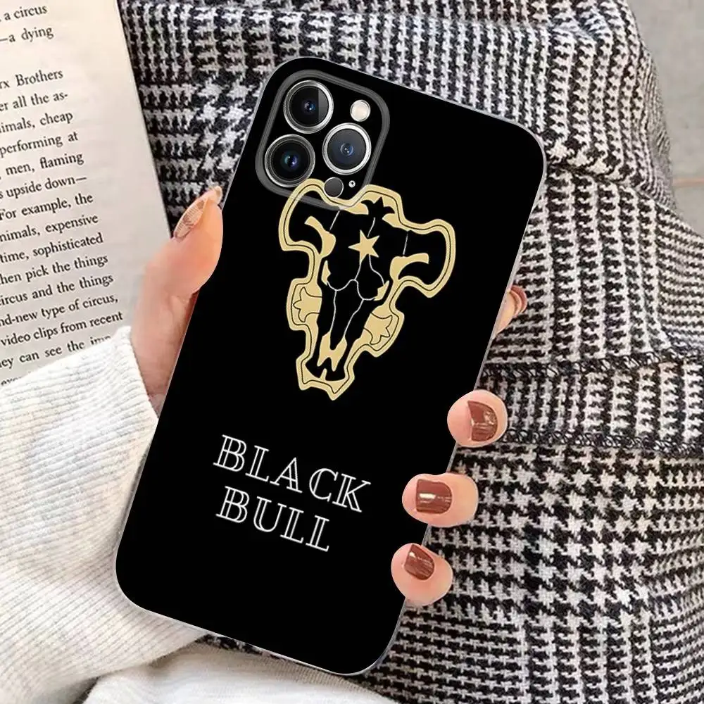 Anime Black Clover Logo Transparent Soft Phone Case