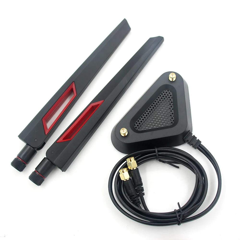 High Gain 2.4G 5.8G 5G Dual Frequency Extension Cable External Antenna Magnetic