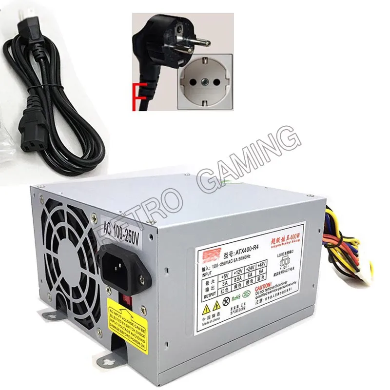 Crane Machine Parts Claw Game Machine AC100V To 250V Power Supply 5V 12V 24V 48V No Power Cable For Arcade Game Cabinet