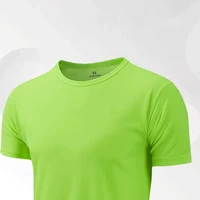Hommes femmes séchage rapide à manches courtes Sport T-Shirt maillots de gymnastique Fitness chemise formateur course T-Shirt adolescent vêtements de Sport respirants 4