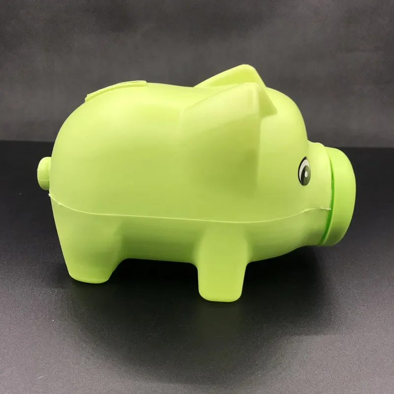Cartoon Piggy Coin Storage Box Mini Plastic Cash Storage Boxes For Kids Saving Money Household Ornaments Boys Girls Gift 5