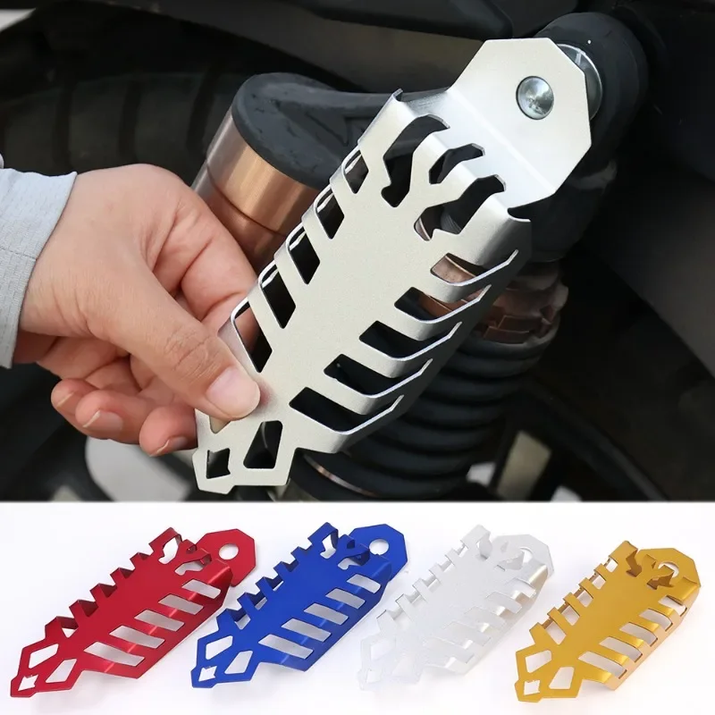 Accesorio Para Dirt Bike Protector Para Amortiguador De Moto MiJunHD - 350mm, Tela Nailon, Impermeable, Fácil Instalación Funda Antipolvo Moto Roja