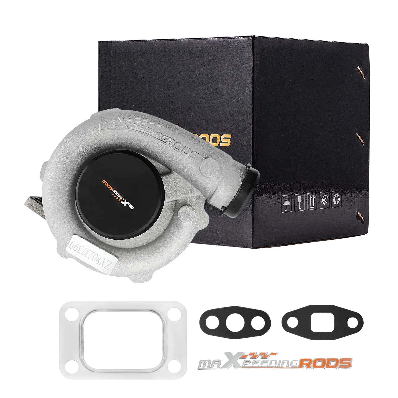 Turbocompressore T3/T4 T04E T3 T4 0.63 A/R 74.2 Rivestimento Turbina Per 1.5L-2.5L 400 + Hp