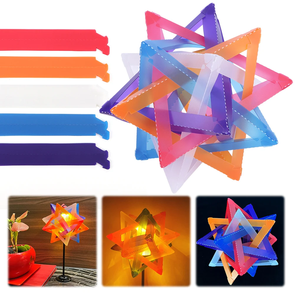 Outdoor Camping Licht DIY Lampenschirm Wasserdicht Stern Form Lampenschirm Abdeckungen für Lichter Tannenzapfen Hohl Out Lampenschirm Stern Dekor – Detail 7