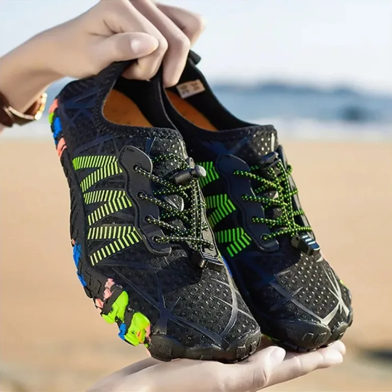 Unisex Man Woman Wading Shoes Anti-Non Slip Durable Water Barefoot Soft Sole Light Breathable Sport Outdoor Walk Running