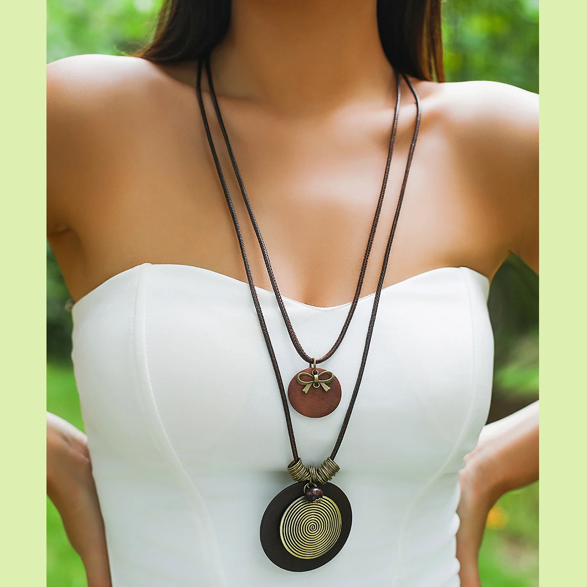 Acquista SE ME Collana di perle retrò Collane con ciondolo coreano Accessori per gioielli da donna in Italia a partire da 9.54