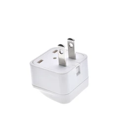 Universal International Power Adapter - Type B, 10A Charger - US 2pin white