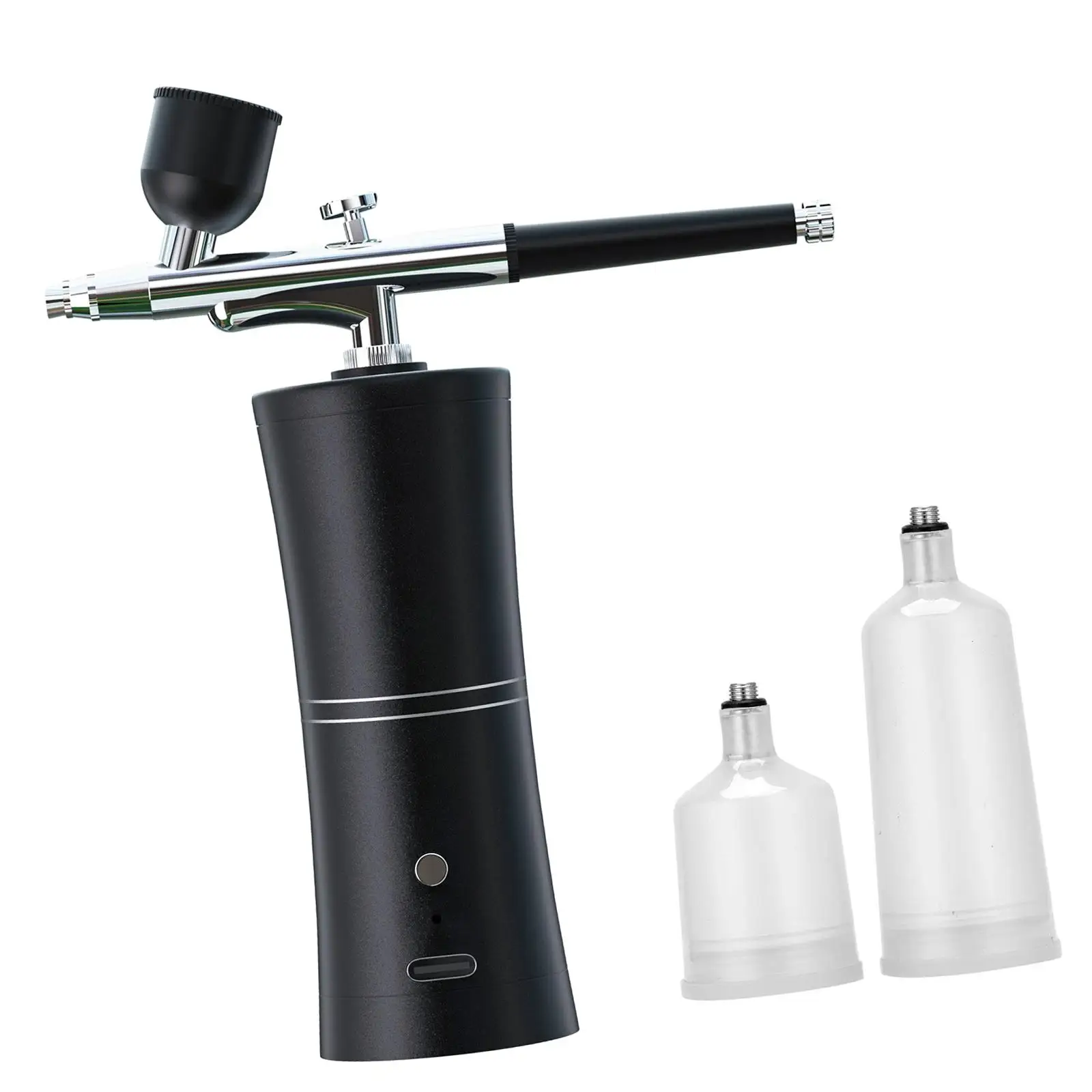 Airbrush Paint Sprayer Kit with Compressor for Manicure Makeup Model Painting Portable USB Rechargeable Airbrush
