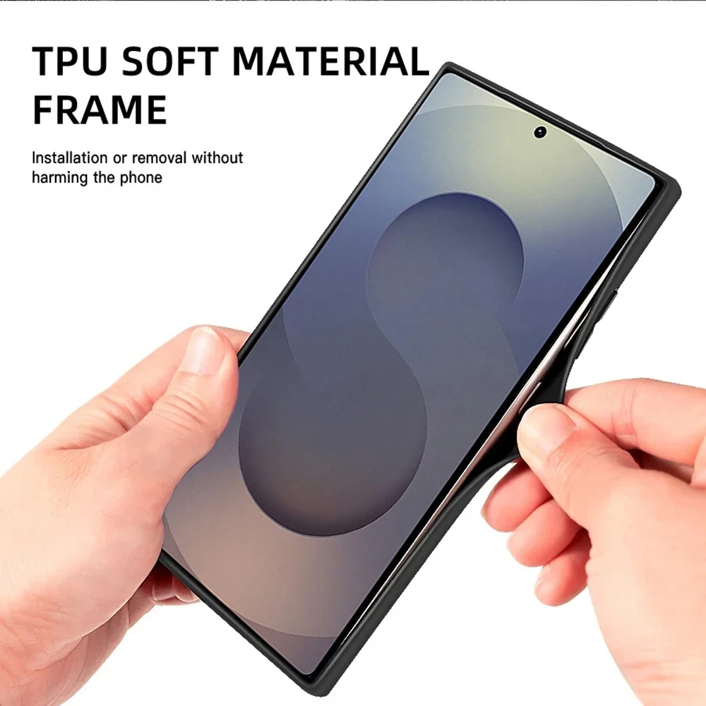 Luxury Leather Shockproof Magnetic Phone Case Cover