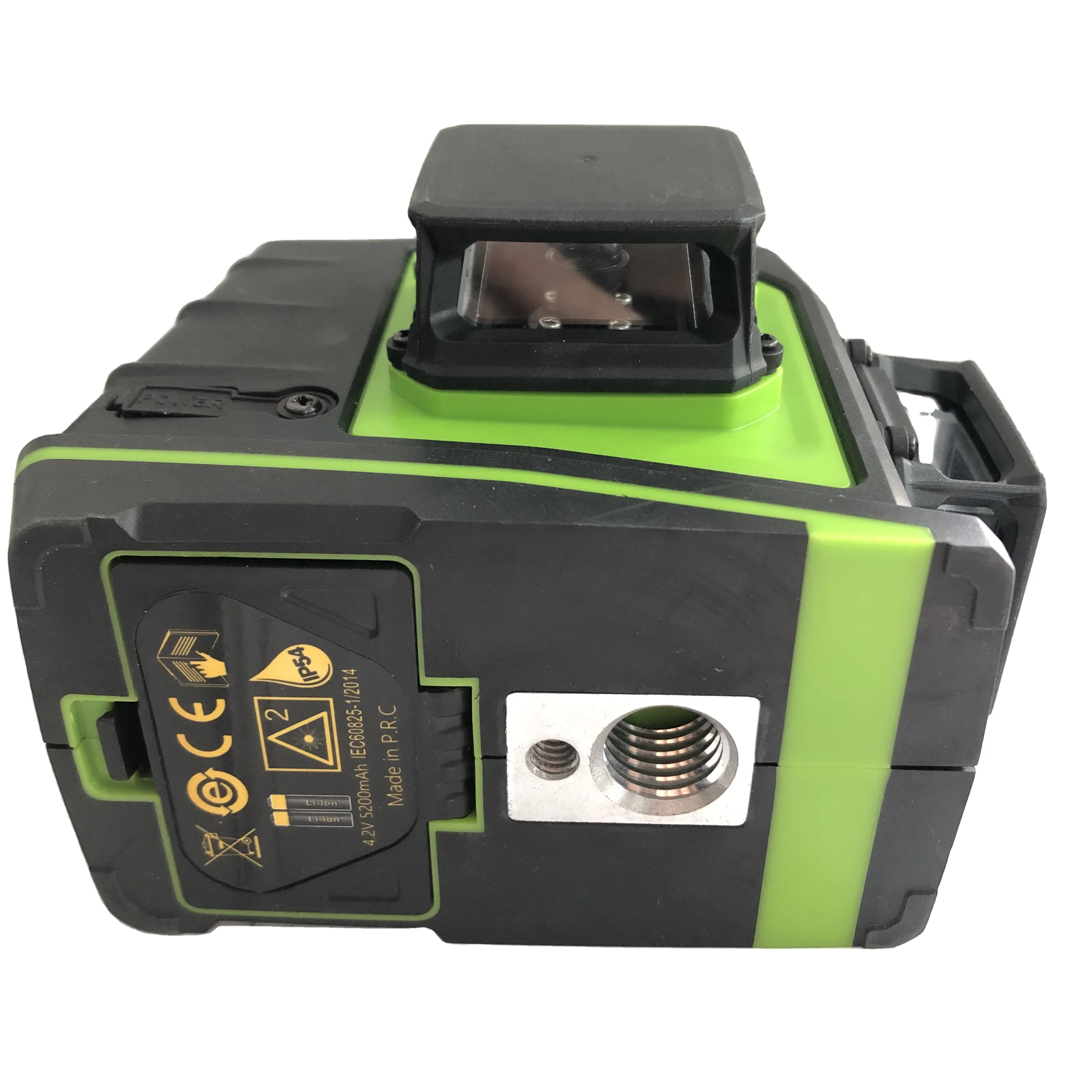 Ricaricabile Pro Huepar Gf360G, Modalità A Impulsi Per Esterni Multi Linea, Green Beam 3D 12 Cross Line Rotary Land Nivel Laser Level