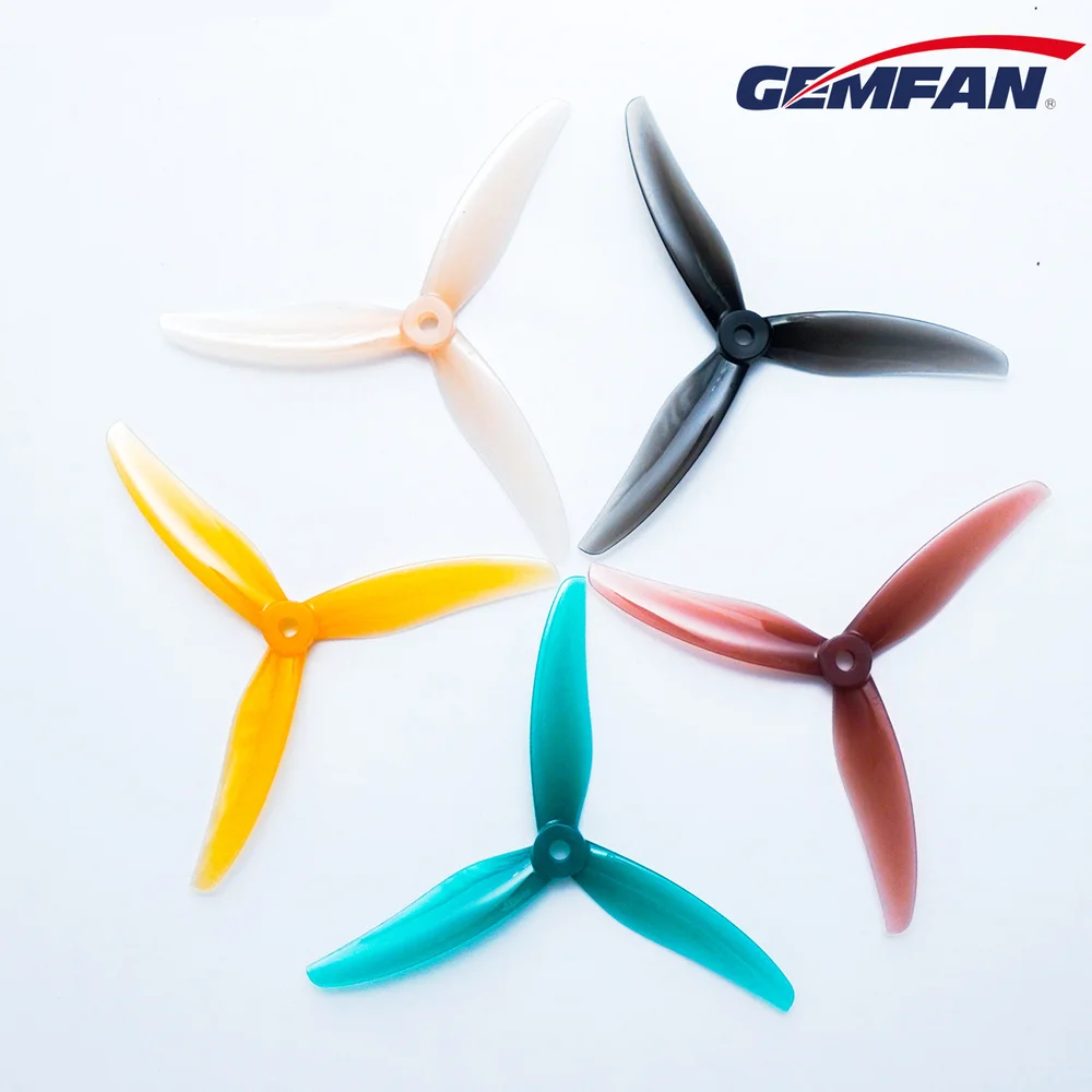 

10Pairs(10CW+10CCW) Gemfan Freestyle 3S F3S 5130 5.1X3X3 5130 3-Blade PC Propeller for RC FPV Freestyle 5inch Drone DIY Parts