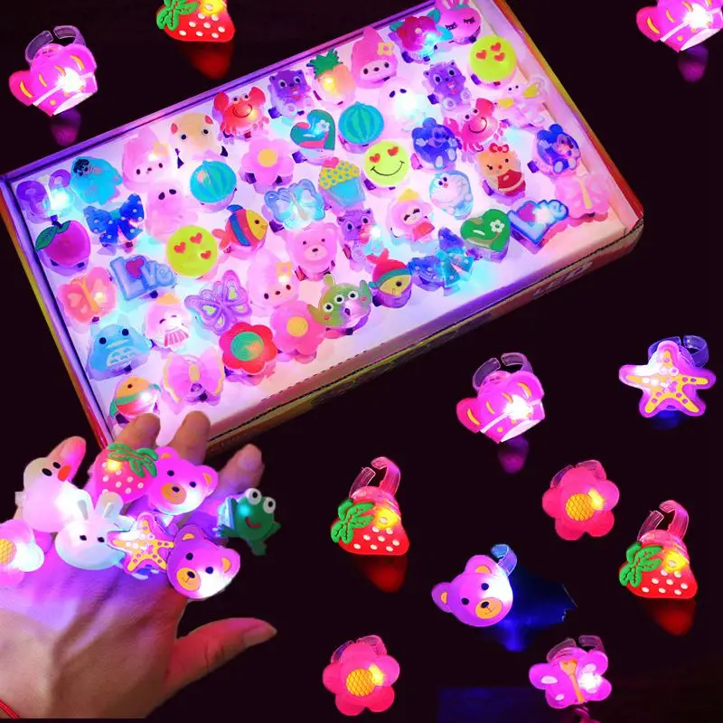 10/20PCS Glowing Bracelets Slap Rings Toy Children Gifts Christmas Party Favor Kids Birthday Gifts Wedding Guests Giveaways Gift 6