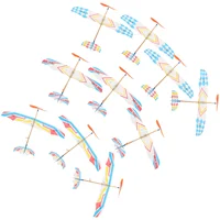 10 Pcs outside Kids Toys Gift Airplane Model Aircraft 4100X3100X1250CM Educational Plaything Assemble Child 1