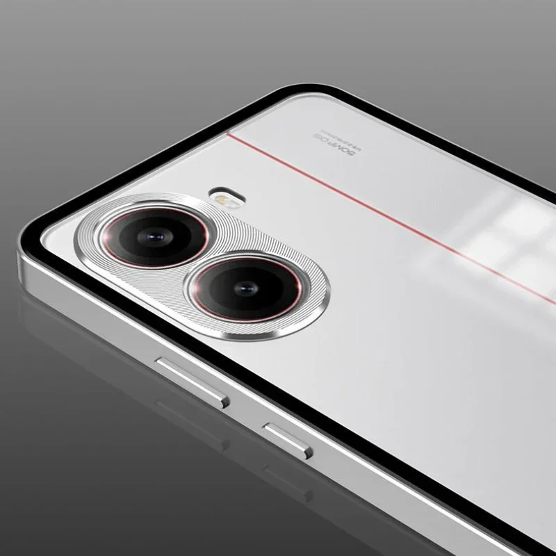 Shockproof Aluminium Alloy Matte Acrylic Phone Case - Durable Hard Bumper Cover