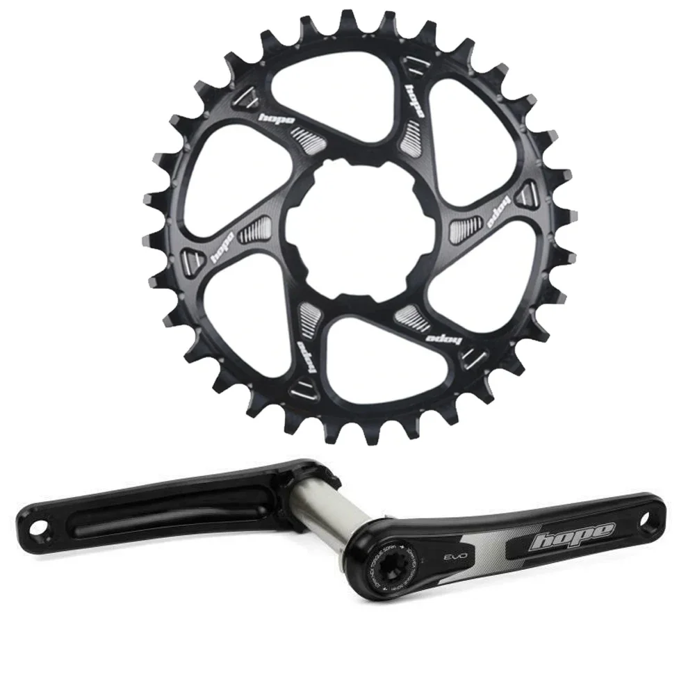 

hope evo Spiderless - 68/73mm - Mountain Bike Chainset Cranks MTB Cane Creek Eewings rotor race face next fsa