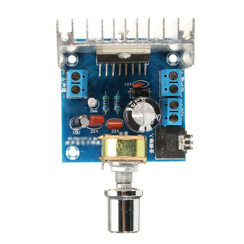 

Brand new Durable Hot New Upgraded Kit Board Amplifier 2 Channel 4-8Ω Dual-Channel Module Televisions 2A AC/DC