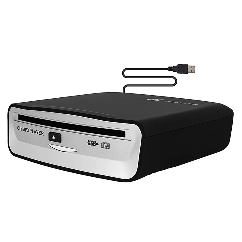 

External Universal CD Player For Car, Plugs Into Car USB Port, Laptop, TV, Mac, Computer