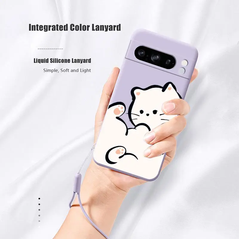 Fluffy Kitten Bracelet Silicone Phone Case Cover