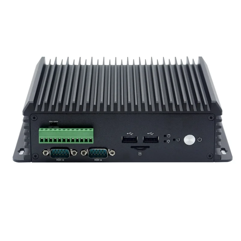 Economical Fanless Industrial Computer Support 6/7/8th Core i3/i5/i7 U Processor, 6*COM,6*USB, Support 12V DC IN