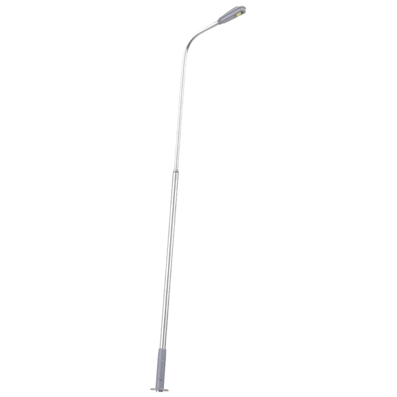 100 Pcs Model LED Street Lamp Lighting Single Head Train Layout Landscape 1: 100