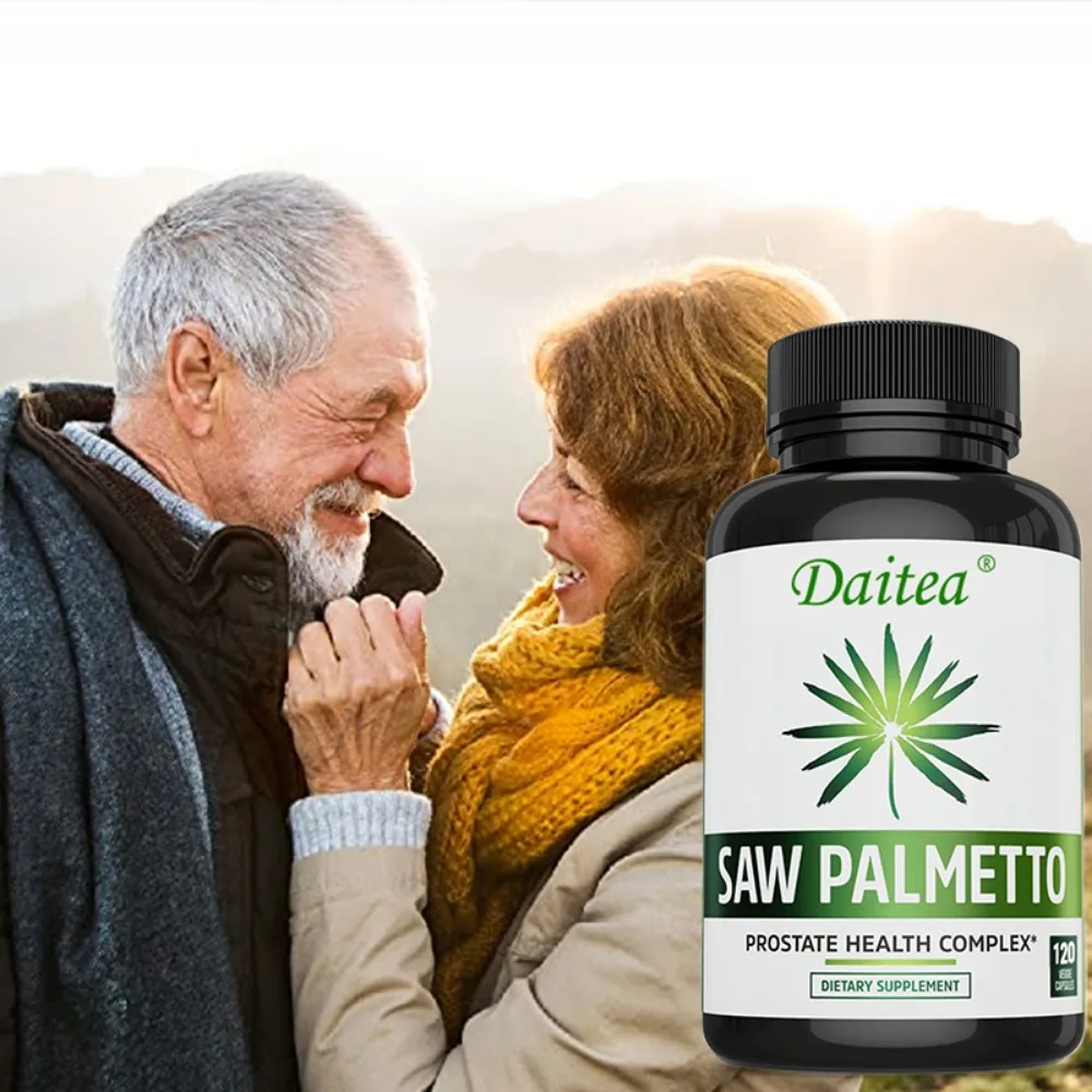 Saw Palmetto 500 Mg Promotes Prostate Health Improves Urinary Frequency and Volume/Painful Urinary Movements/Urinary Urgency