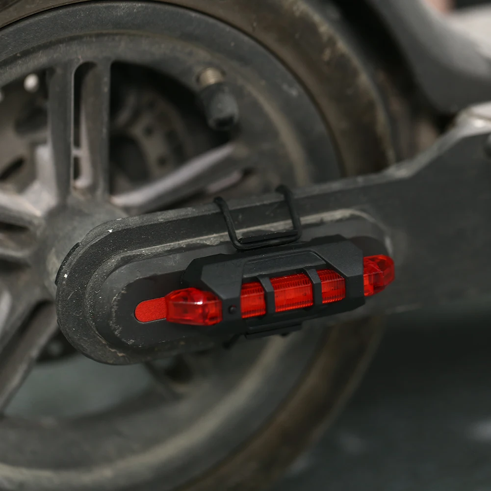 Waterproof LED Scooter Taillight Night Safety Flash Lamp