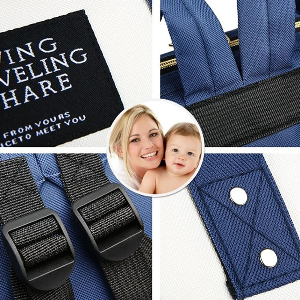 Baby Nappy Bag Mummy Bag Backpack Waterproof  Handbag Outdoor Travel Mommy Maternity Bags for Green Letter Baby Stuff Storage