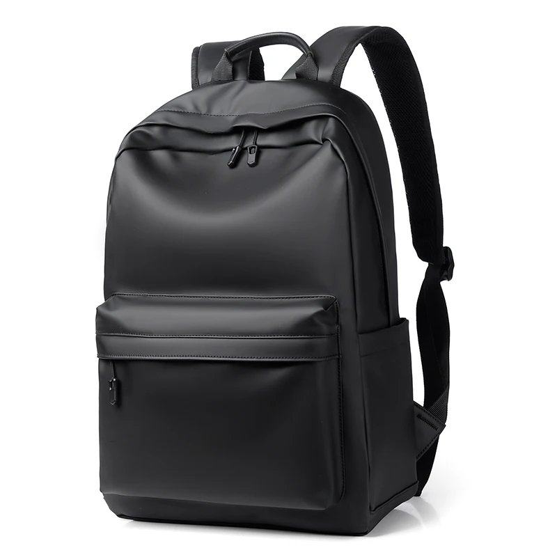 Men's and Women's Business Notebook Backpack, PU leather, Simple, Waterpro，bag，Man backpack