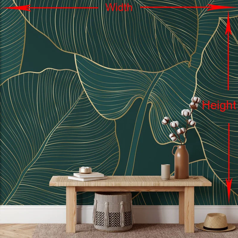 Christmas Tree Line Feature Living Room Wallpaper - TenStickers