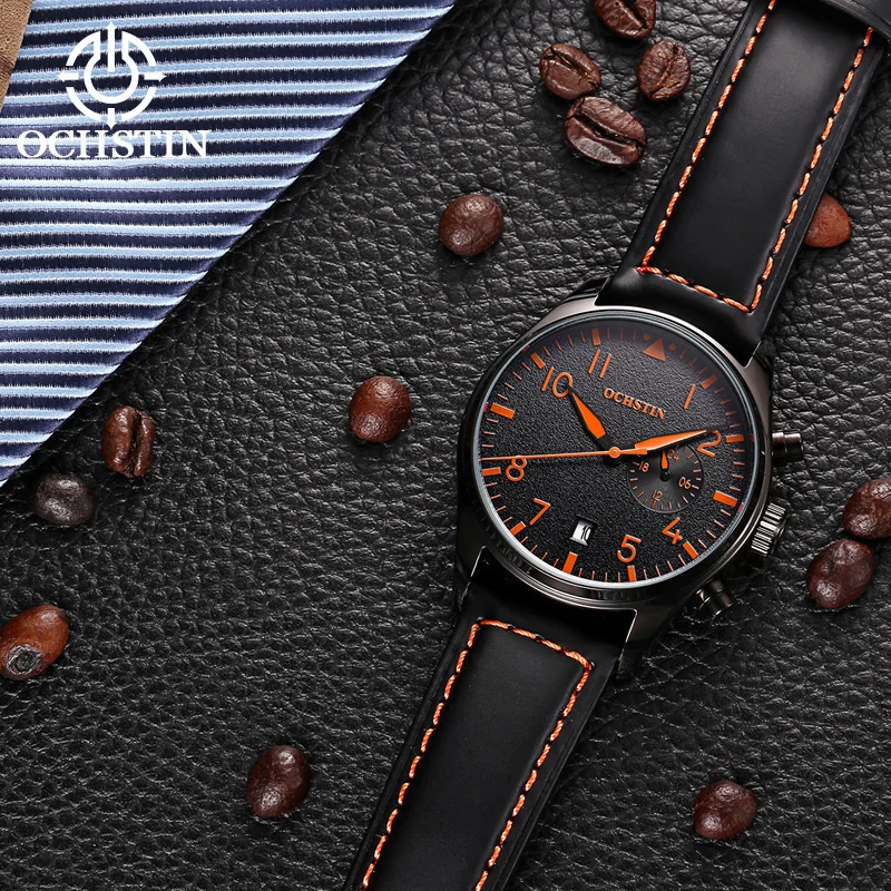 ochstin hot model 2024 personalized trend innovation creative nylon series multi-function quartz movement men's quartz watch