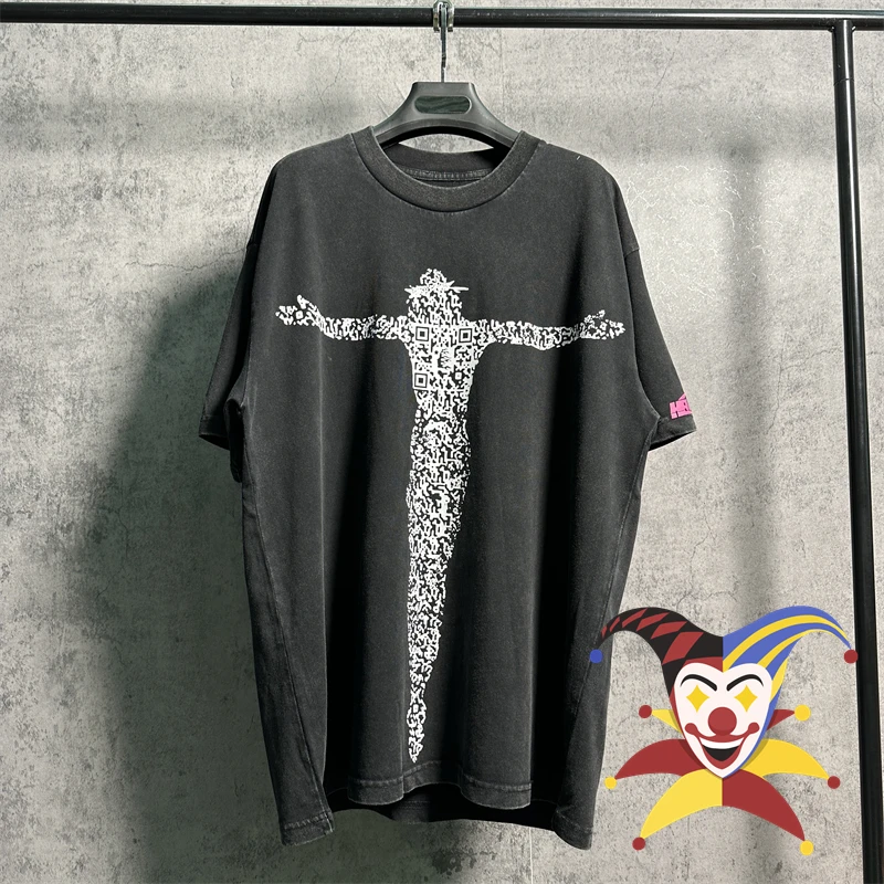 

Washed Hellstar T-Shirt Streetwear Loose Short Sleeve Tee T Shirt For Men Women Inside Tags