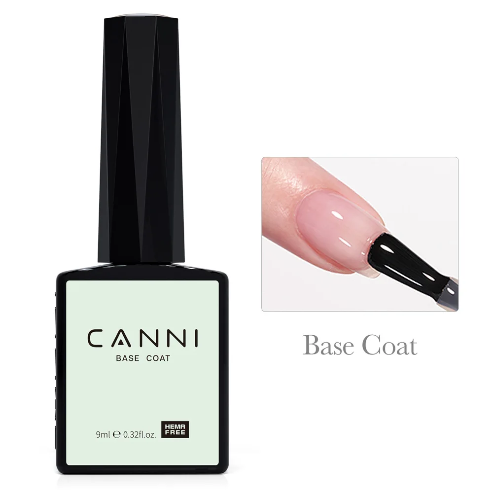 CANNI 9ml Hema-Free Nail Gel Polish in Vibrant Red & Nude Pink - Perfect DIY Manicure Kit and Christmas Salon Gift