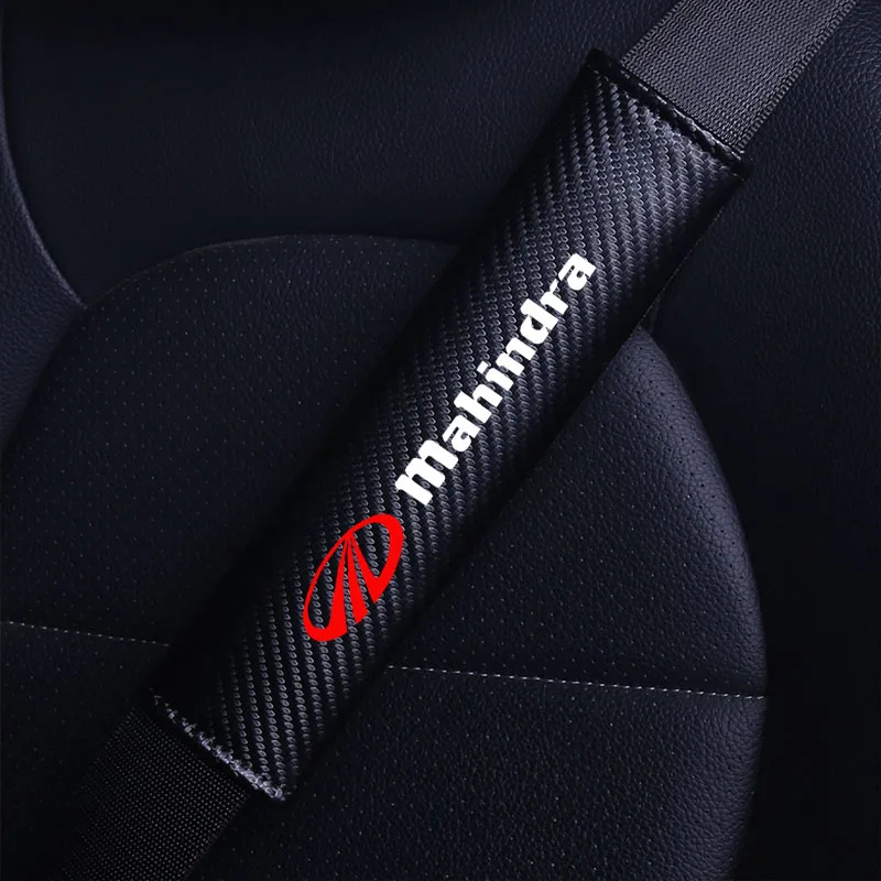 Car Seat Belt Covers Shoulder Pad Seat Belt Cushion For Mahindra kuv100 xuv700 xuv300 tuv300 mahindra pik up 4x4 Accessories