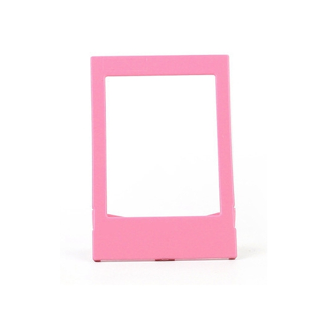 Plastic Photo Frame Colorful Picture Frame Instax Album for Mini Instax Card Name Picture Holder Desktop Decoration