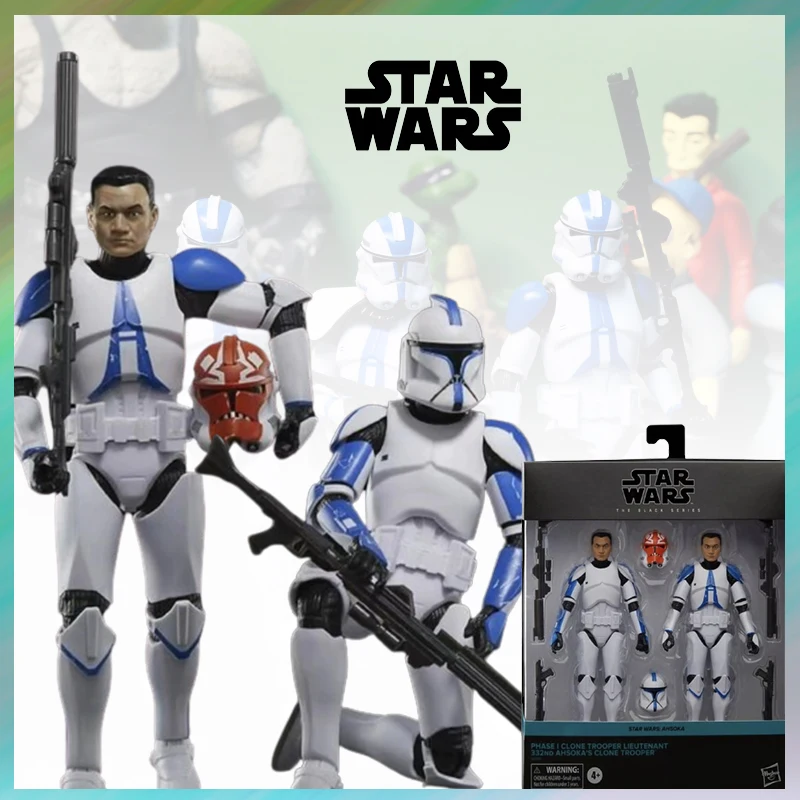 Star Wars 332 Sottotenente Clone Trooper Anime Action Figure The Mandalorian Imperial Stormtrooper 2.0 Figurine Doll 2 Set Regali